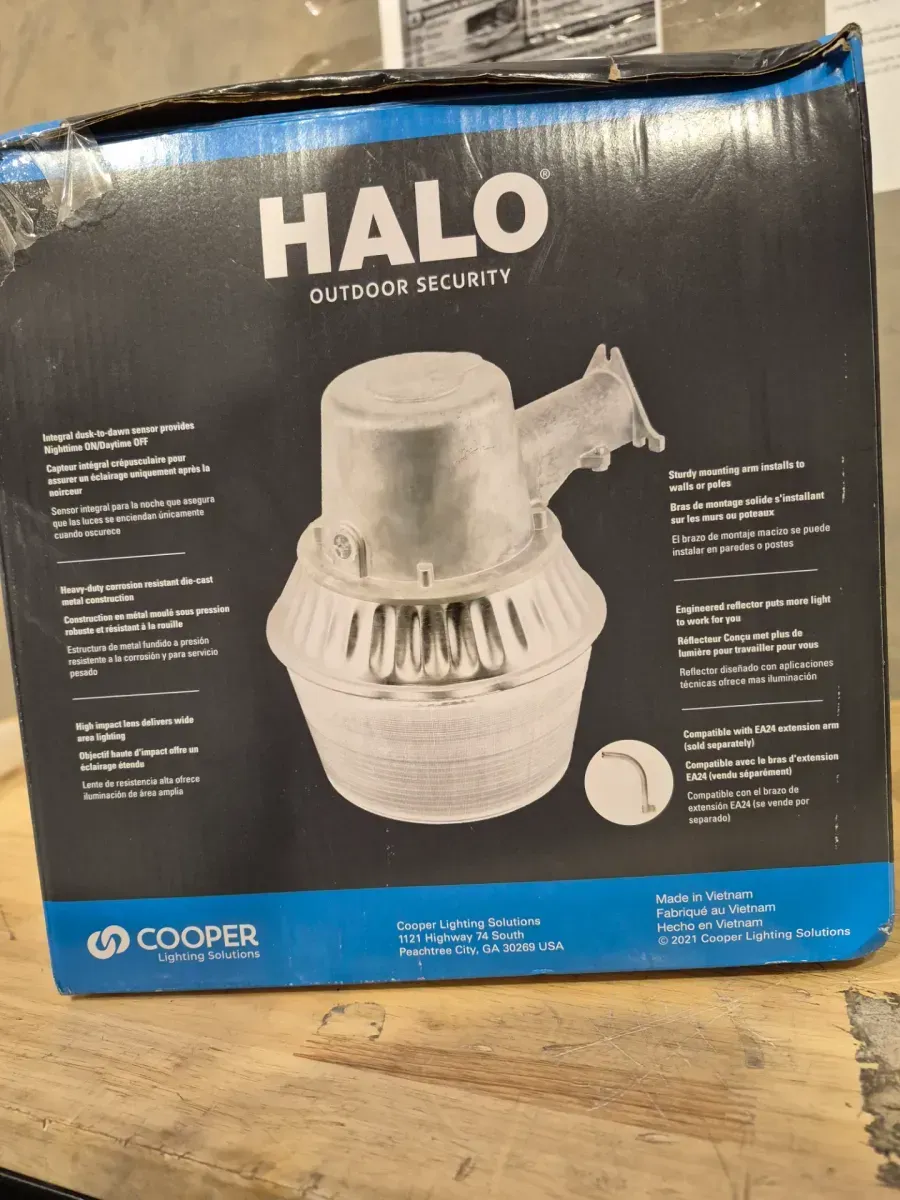 AL 65-Watt Equivalent Integrated LED Metallic Dusk to Dawn Area Light, 4000K - image 4