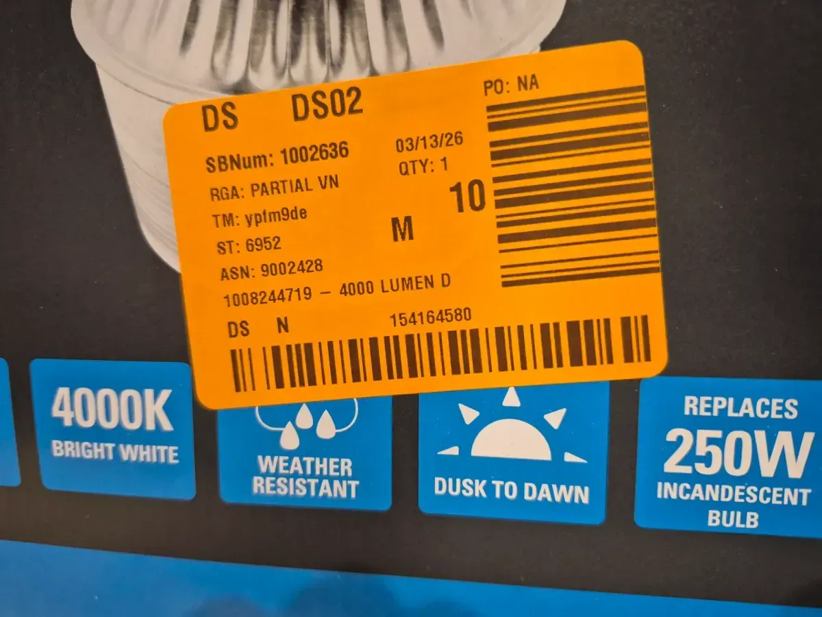 AL 65-Watt Equivalent Integrated LED Metallic Dusk to Dawn Area Light, 4000K - image 5