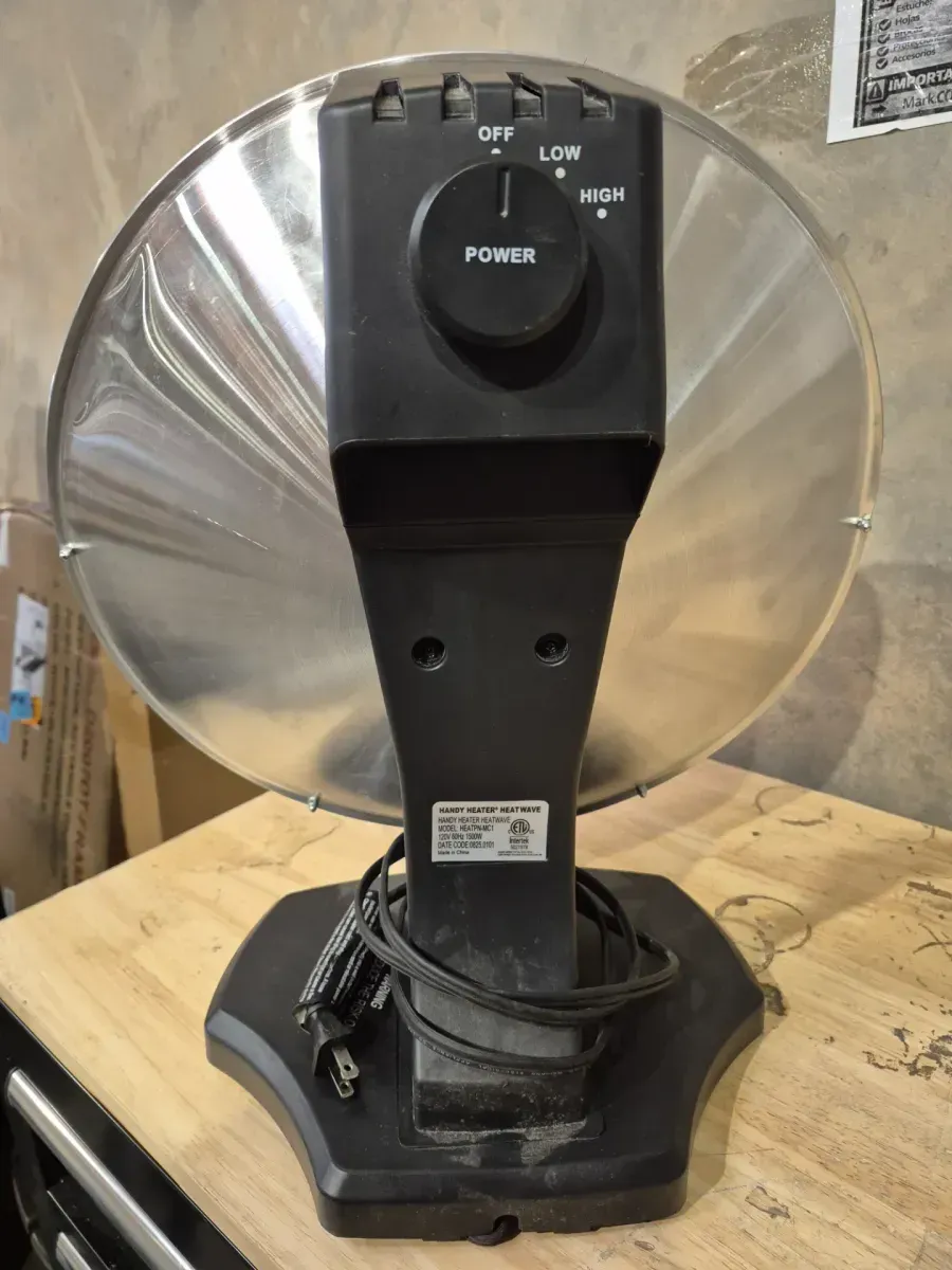 1500-Watt 18.5 in. Electric Ceramic Parabolic Space Heater with Tip-Over Safety - image 3