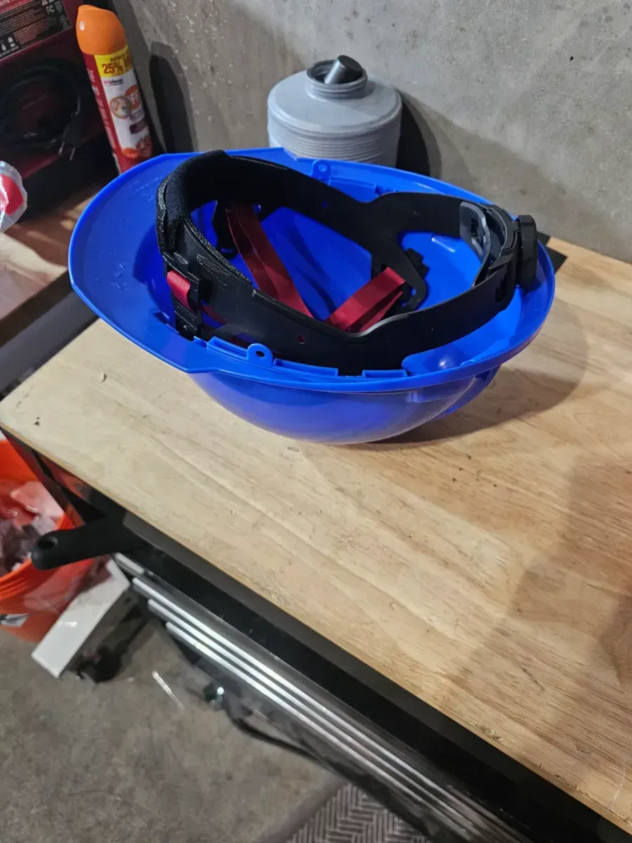 BOLT Blue Type 1 Class C Front Brim Vented Hard Hat with 4 Point Ratcheting Suspension - image 5