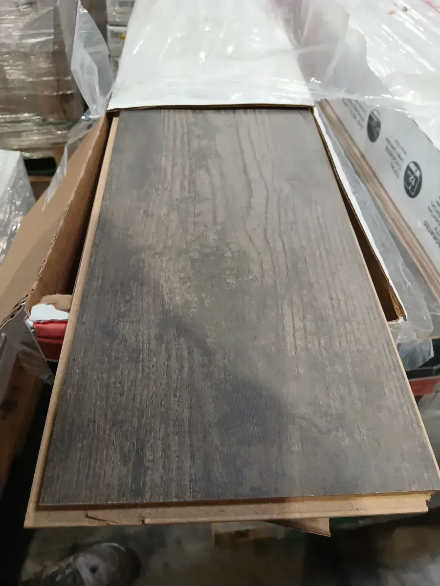 ***cases of 28*** (549.64 SQ/FT) Outlast+ Grey Optimus Pine 12 mm T x 7.4 in. W Waterproof Laminate Wood Flooring (19.63 sqft/case) - image 3