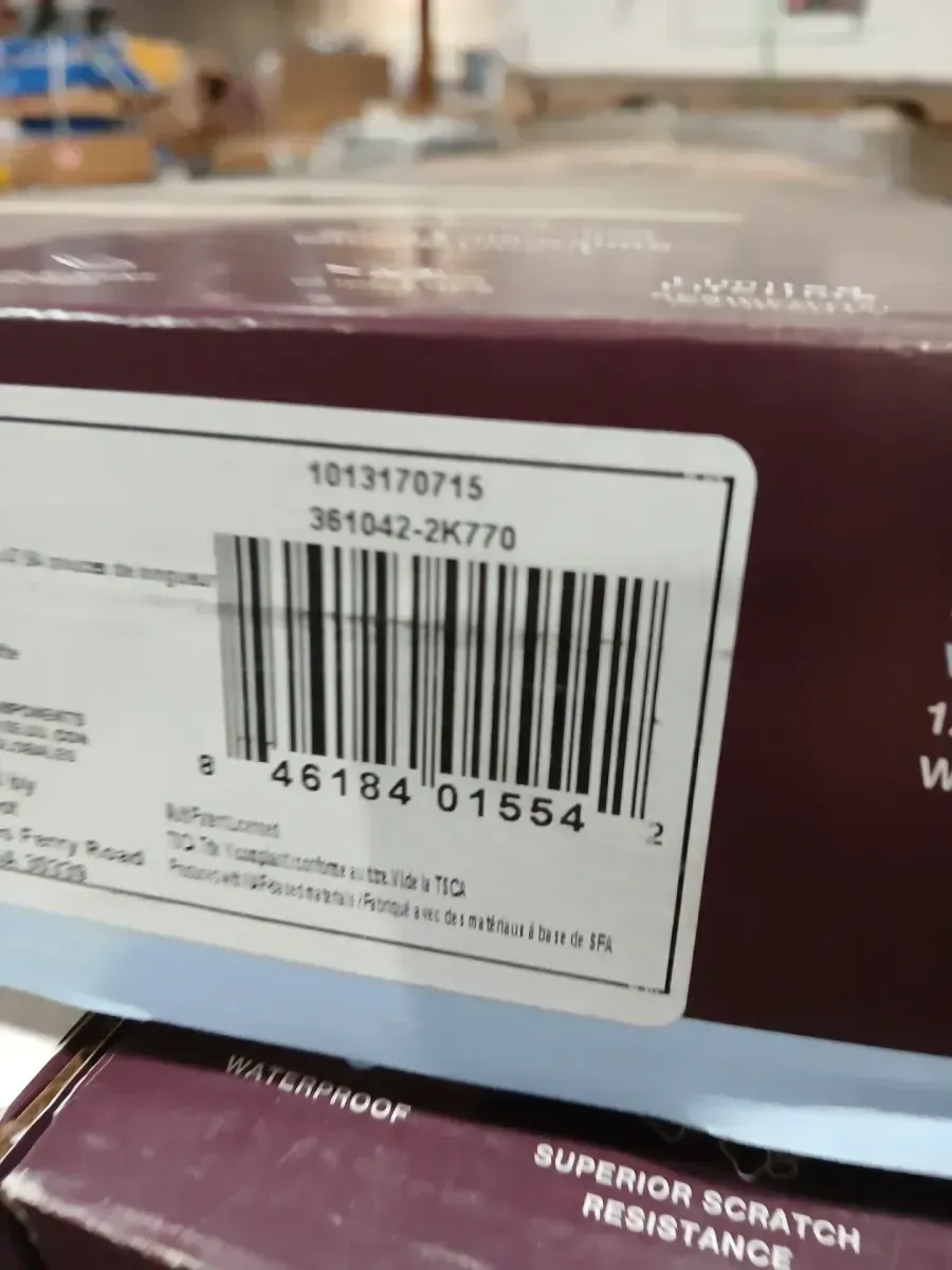 ***Cases of 16*** (255.04 SQ/FT)DHidden Canyon Hickory 12 mm T x 8 in. W Waterproof Laminate Wood Flooring(15.94 sq. ft./Case) - image 5