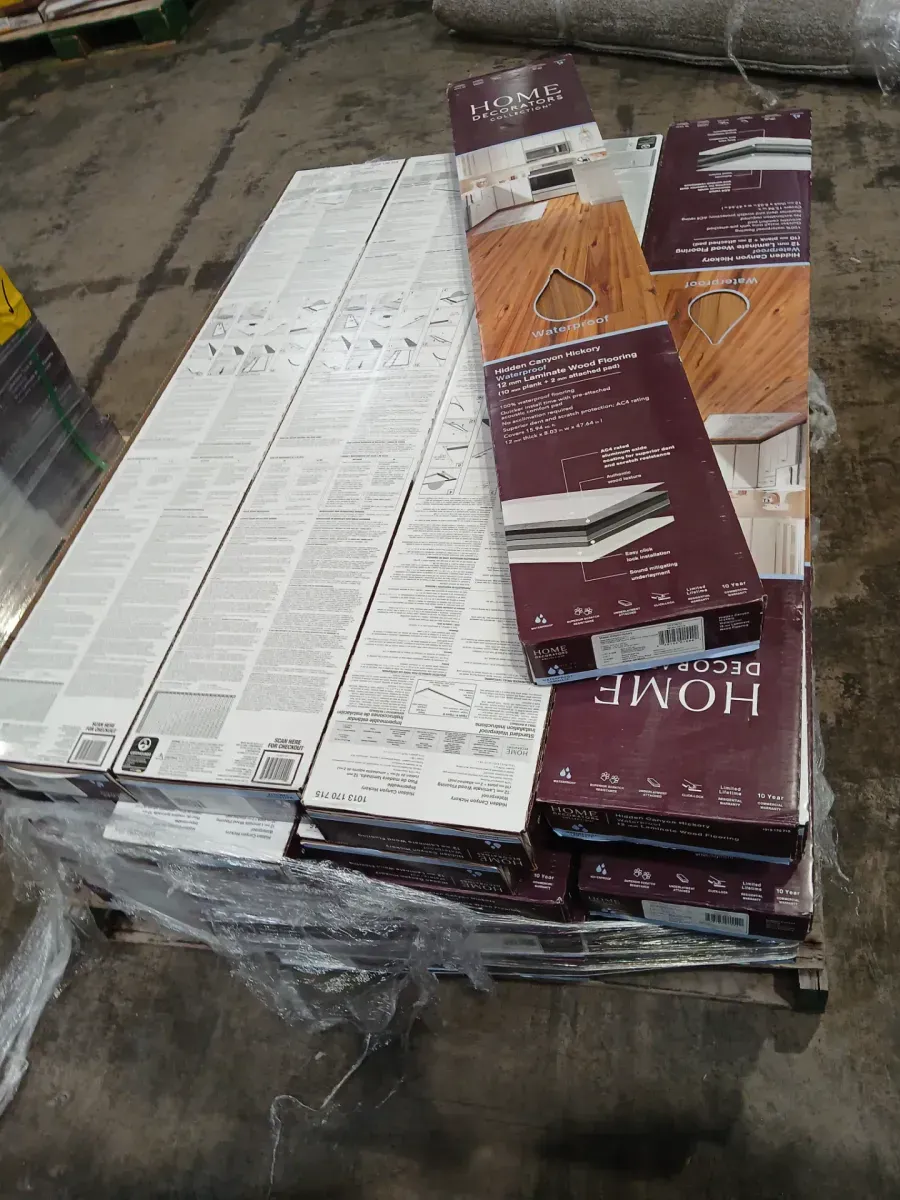 ***Cases of 16*** (255.04 SQ/FT)DHidden Canyon Hickory 12 mm T x 8 in. W Waterproof Laminate Wood Flooring(15.94 sq. ft./Case) - image 2