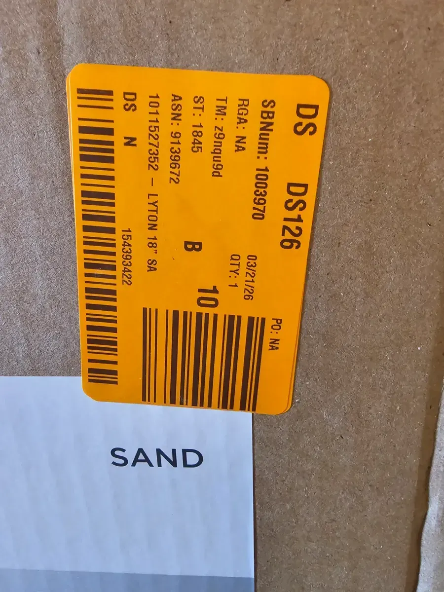 Lyton 19 in. Single Sink Sand Bath Vanity no White Cultured Marble Top included only wood vanity - image 5