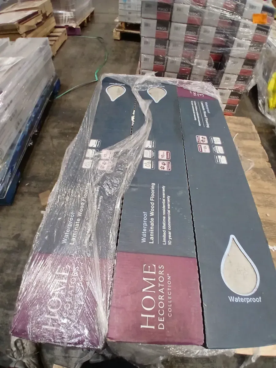 ***Cases of 9 *** (167.4SQ/FT) Rockwater Oak 10mm T X 8 in W Waterproof Laminate Flooring (18.60 sq. ft./case) - image 2