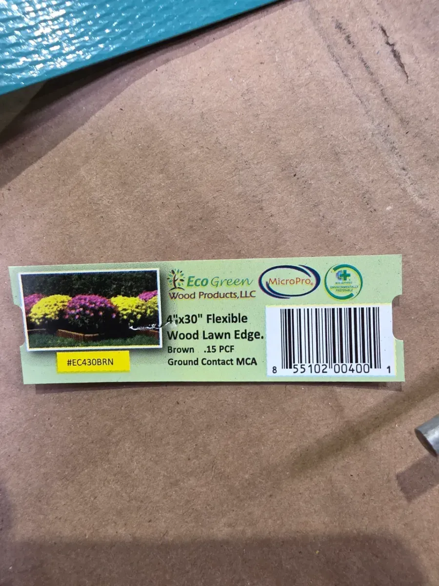 ***Pallet of 110 pieces***3 ft. Wooden Half-Log Landscape Edging - image 6