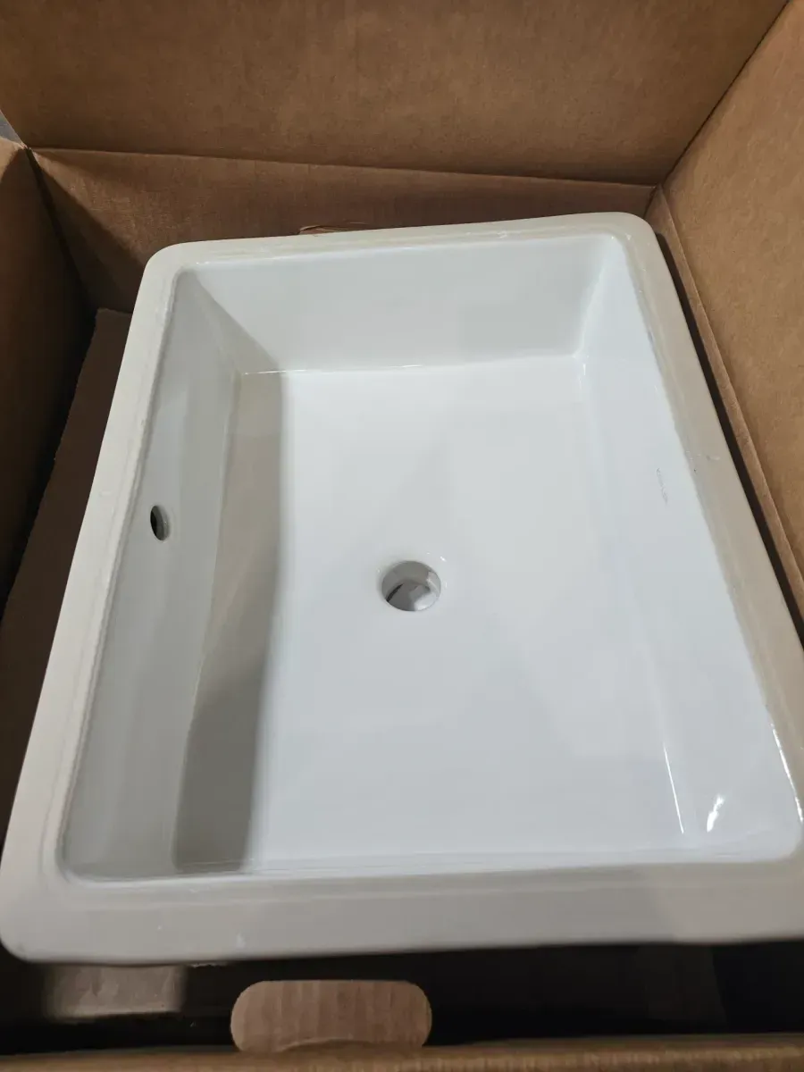 Verticyl 19.8 in. x 15.63 in. Undermount Bathroom Sink in White Vitreous China - image 2