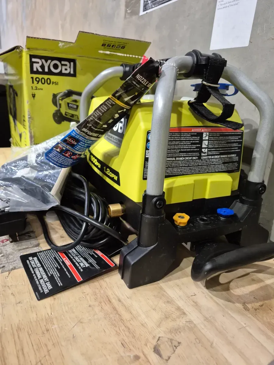 1900 PSI 1.2 GPM Cold Water Wheeled Corded Electric Pressure Washer - image 4