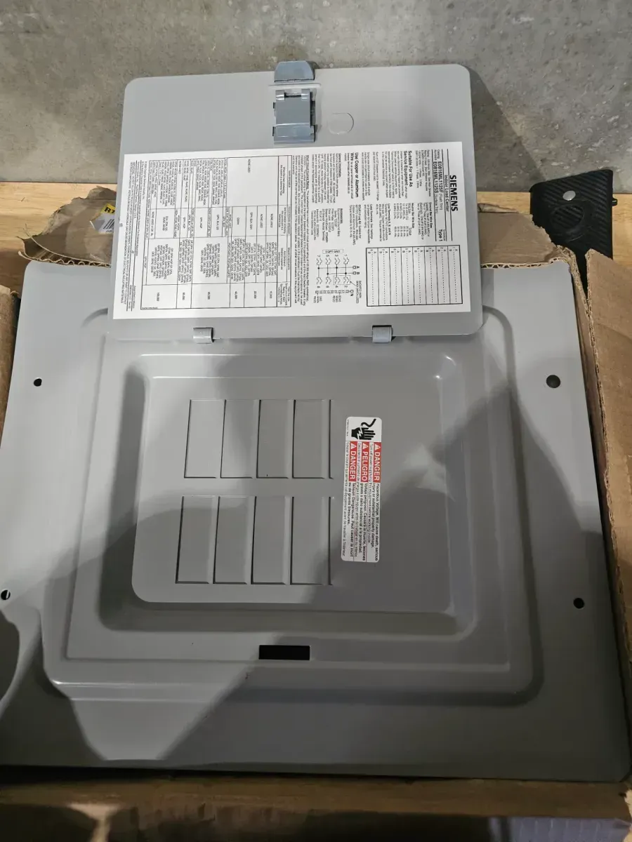 EQ 125 Amp 8-Space 16-Circuit Main Lug Flush Mount Indoor Load Center - image 3