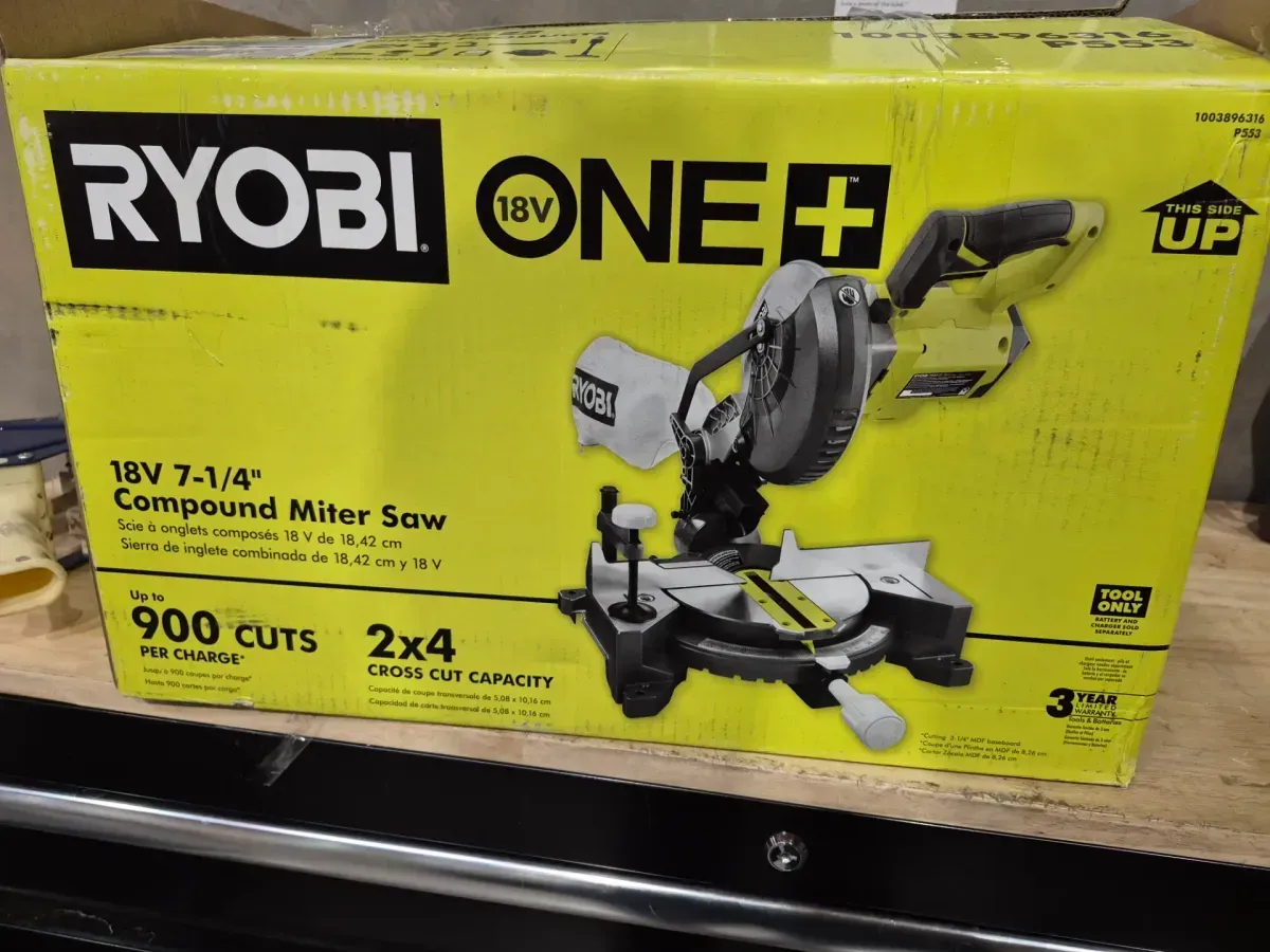 ONE+ 18V Cordless 7-1/4 in. Compound Miter Saw (Tool Only) - image 2