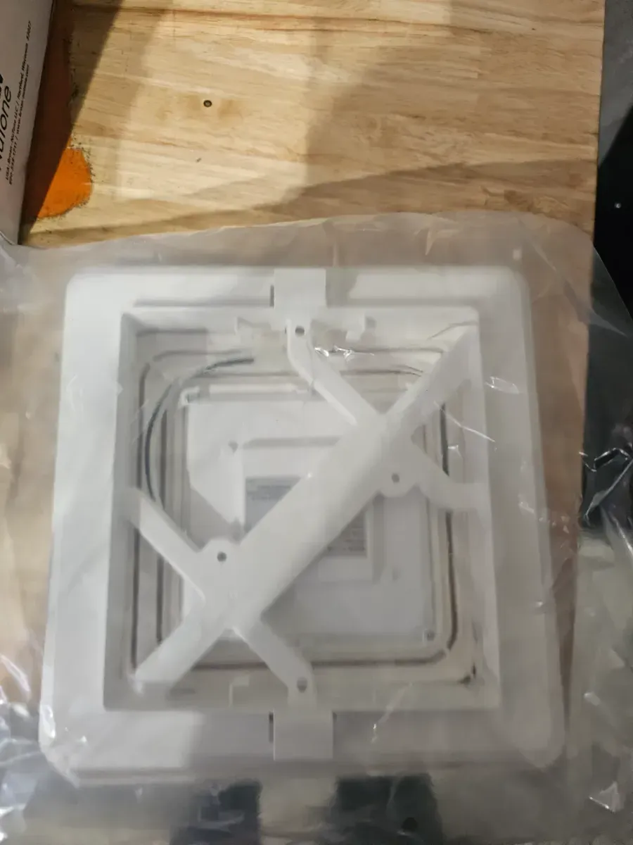 Broan-NuTone Roomside Series, White, 50 CFM, No Cut- Roomside Installation Bathroom Fan with Light, ENERGY STAR, Bathroom Exhaust Fan - image 5