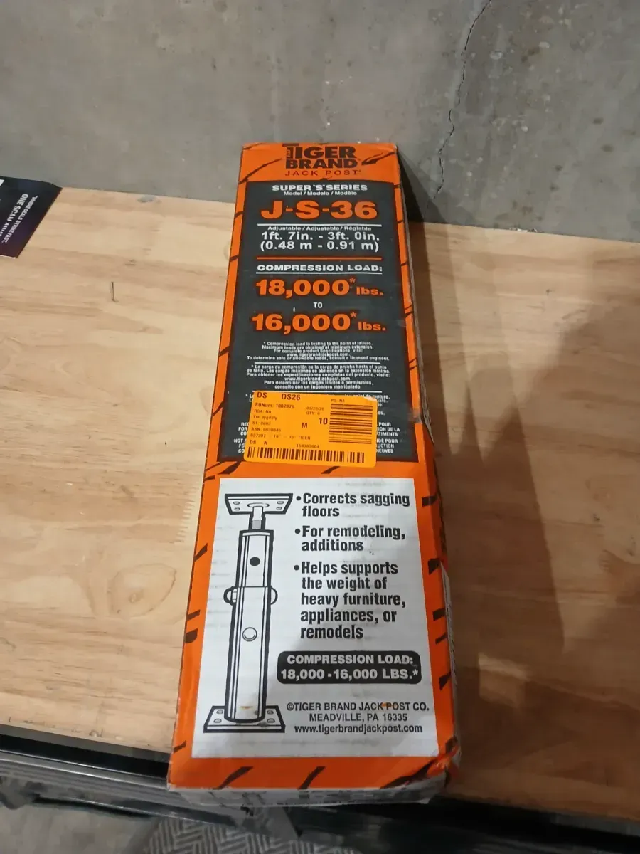 Super S Series 36 in. Jack Post - image 3