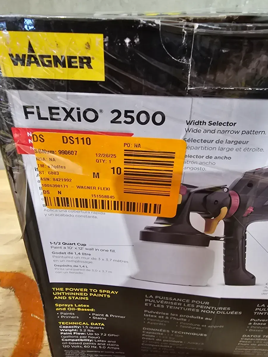 Wagner Flexio 2500 Electric Handheld HVLP Paint Sprayer - image 4