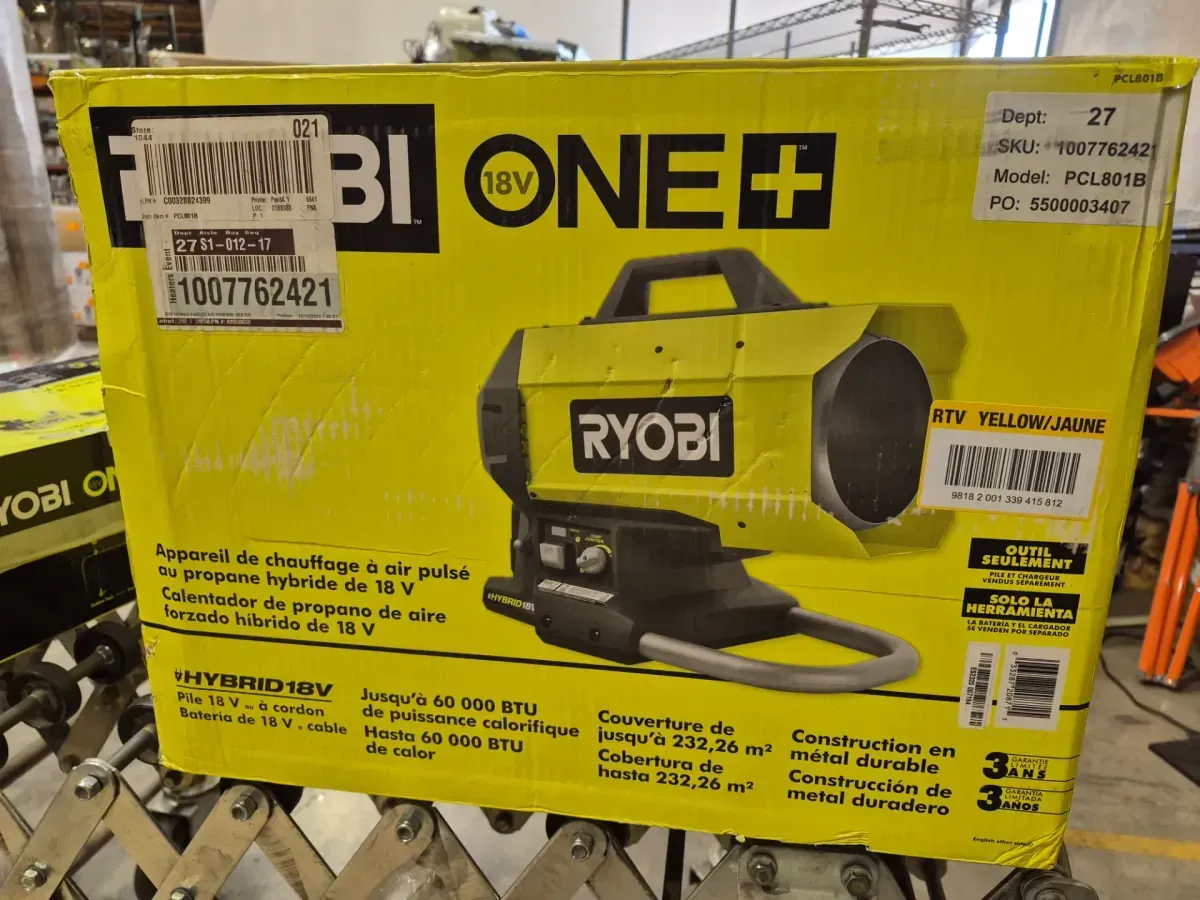 ONE+ 18V Cordless Hybrid Forced Air Propane Heater (Tool Only) - image 2