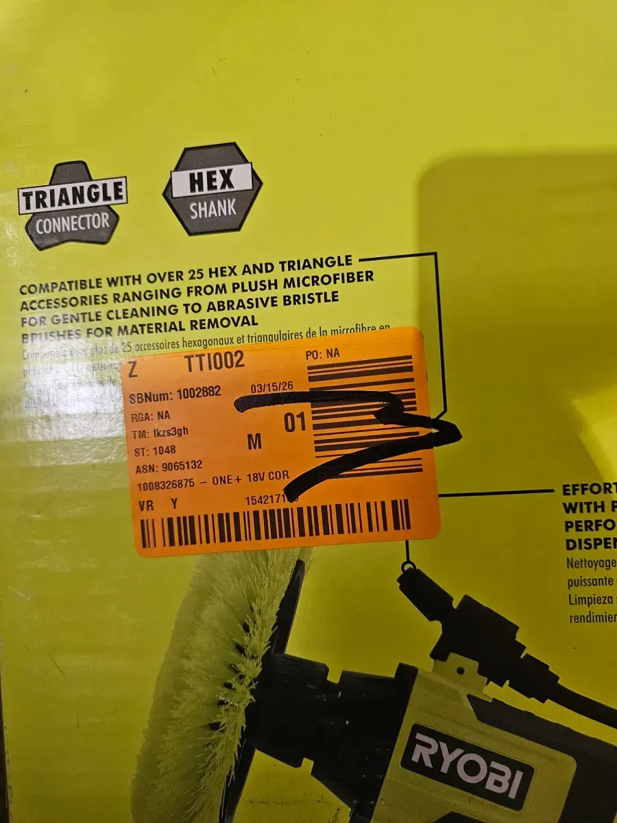 ONE+ 18V Cordless Soap Dispensing Scrubber (Tool Only) w/ 11 in. VORTEX Soft Bristle Brush - image 3