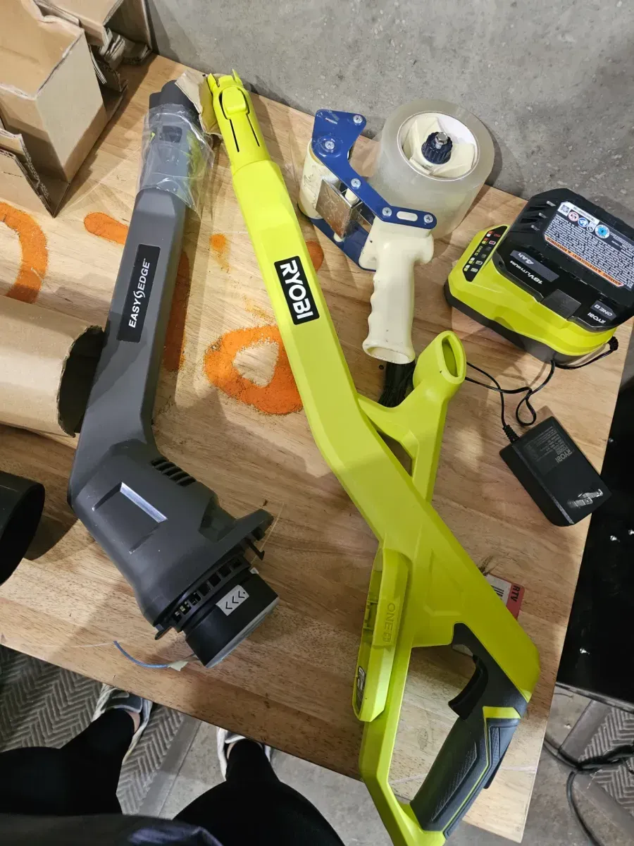 ONE+ 18V Cordless String Trimmer/Edger and Blower/Sweeper Combo Kit (2-Tools) with 2.0 Ah Battery and Charger - image 4