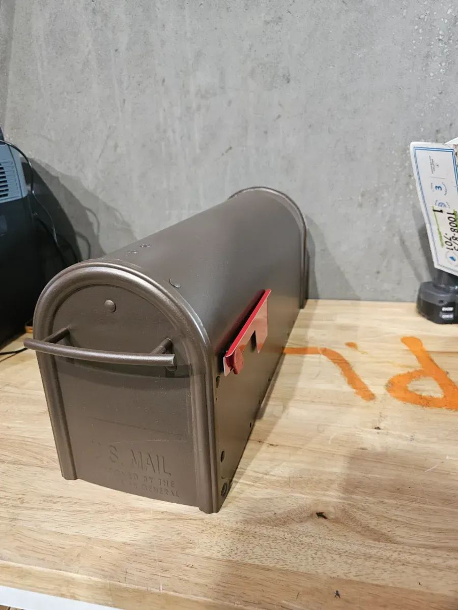 Franklin Bronze, Medium, Steel, Post Mount Mailbox - image 3