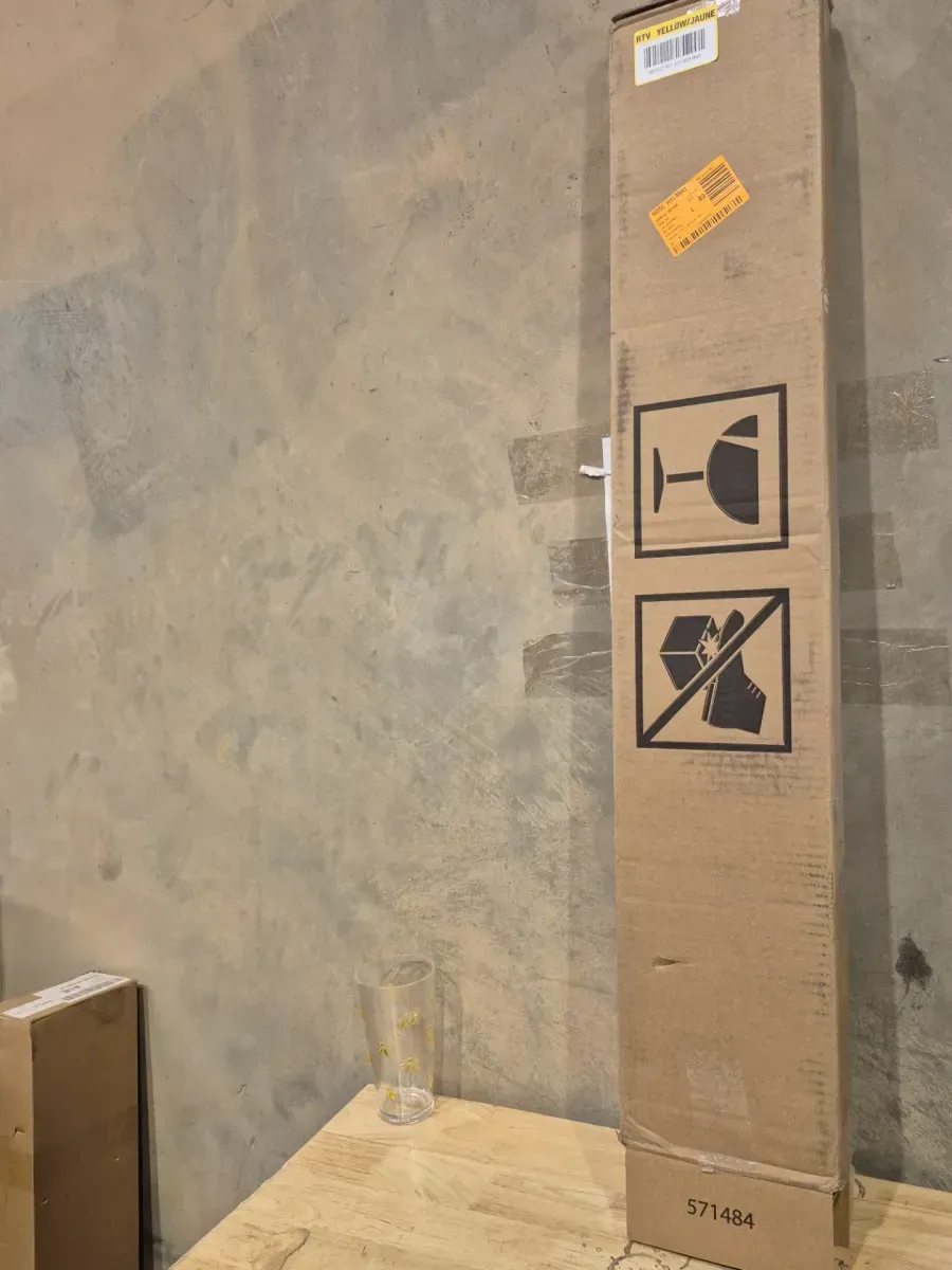 37 in. W Cultured Marble Vanity Backsplash in Silver Ash - image 2