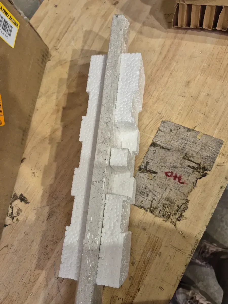 37 in. W Cultured Marble Vanity Backsplash in Silver Ash - image 3