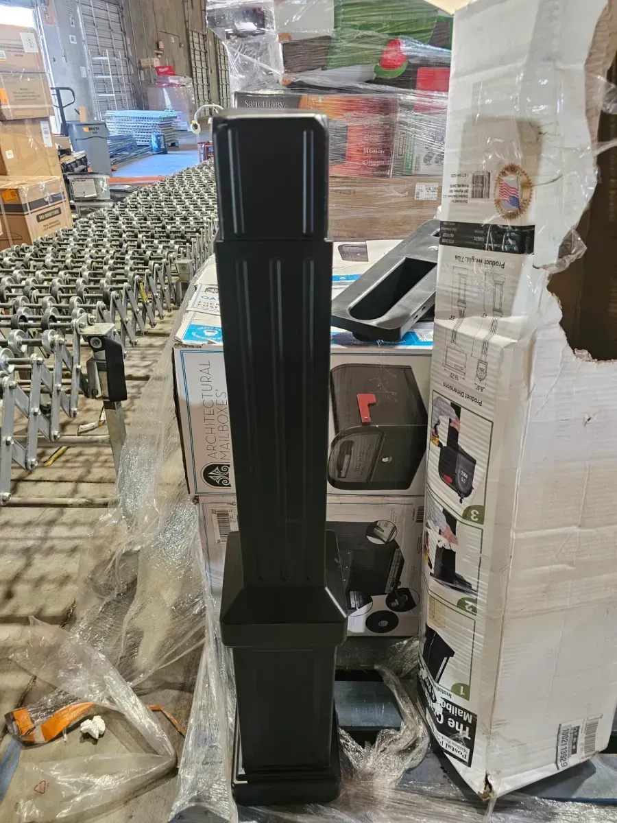 Craftsman Mailbox and Post Kit, Black - image 4