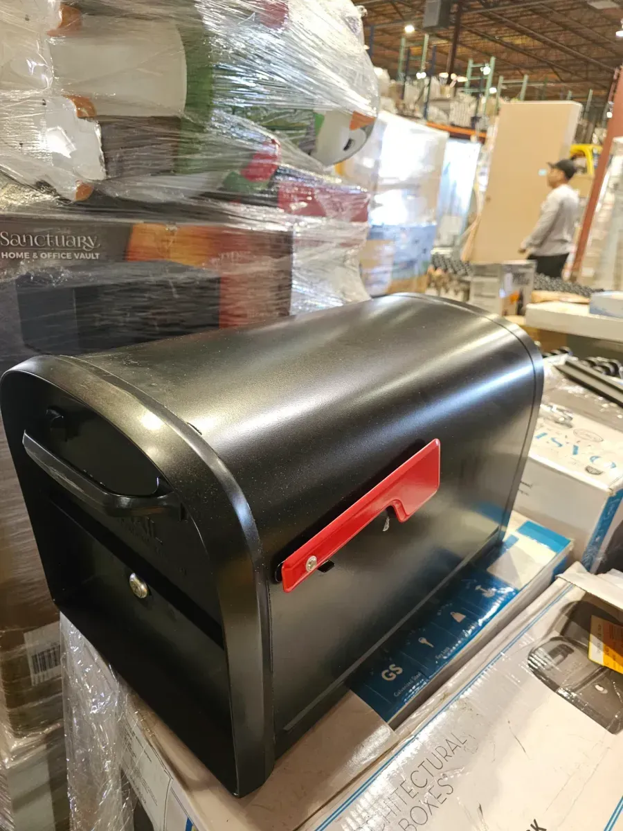 Oasis 360 Black, Large, Steel, Locking Parcel Mailbox with 2-Access Doors - image 2