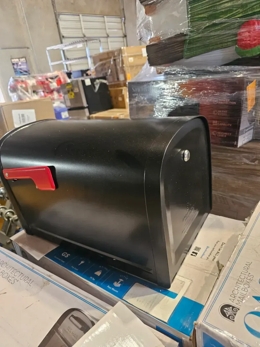 Oasis 360 Black, Large, Steel, Locking Parcel Mailbox with 2-Access Doors - image 3