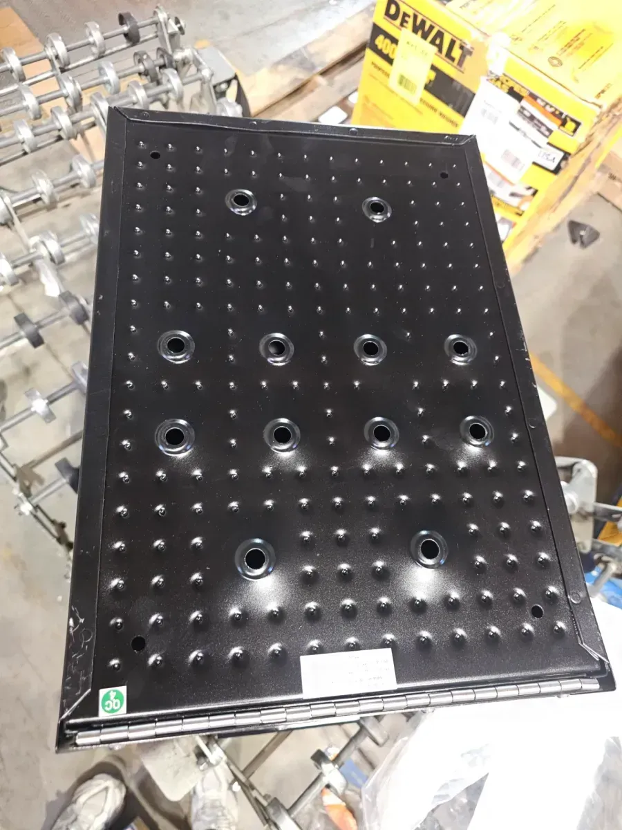 Oasis Classic Black Extra Large Locking Parcel Mailbox, 46-1/2 in. Black Post and 2 lb. PostFix Mix Combo - image 3