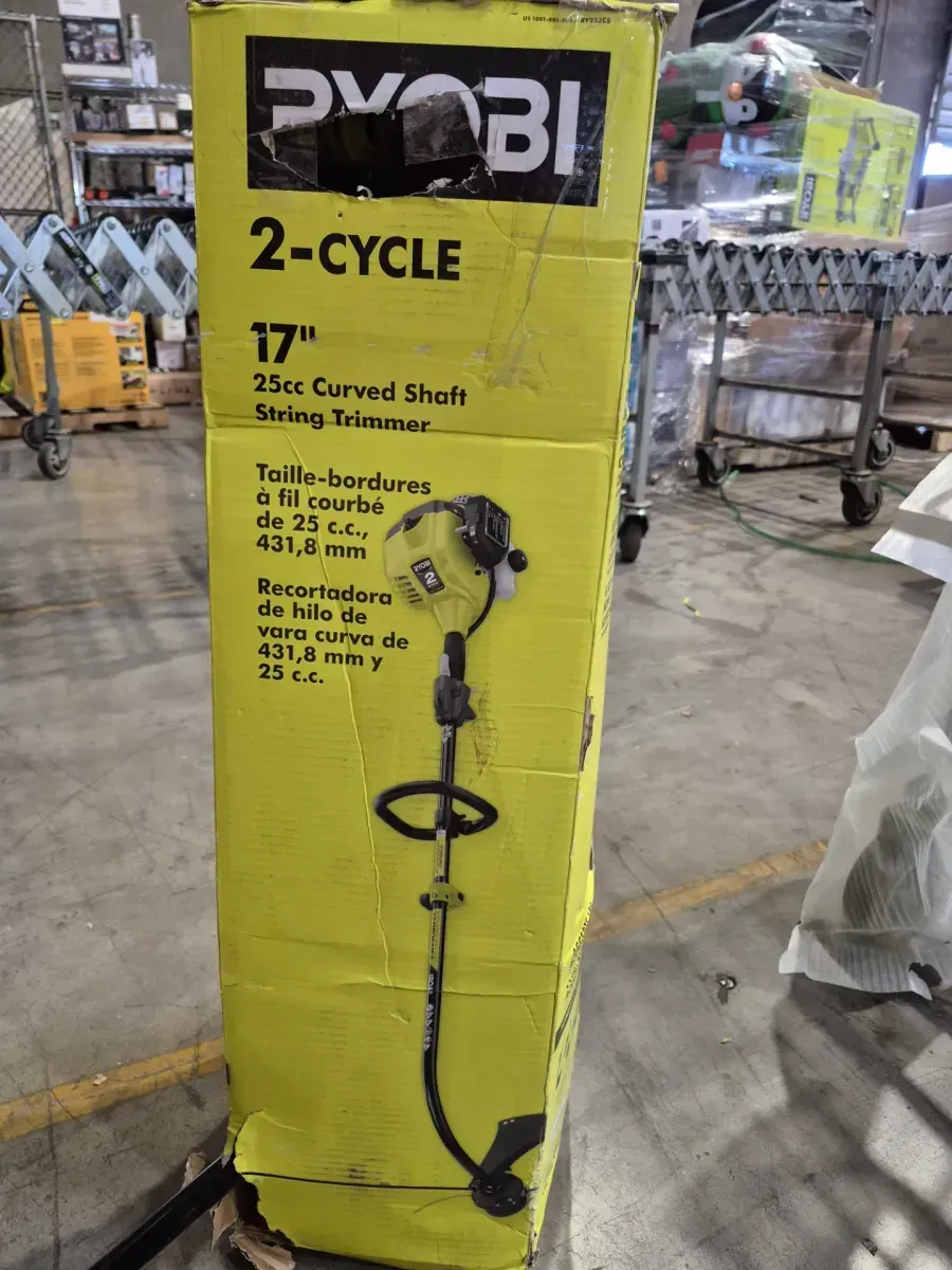 25 cc 2-Stroke Attachment Capable Full Crank Curved Shaft Gas String Trimmer - image 2