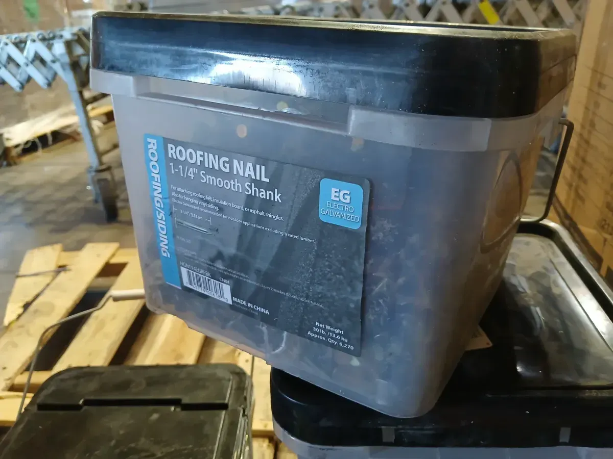 1-1/4 in. Electro Galvanized Roofing Nail 30 lbs. Bucket - image 3