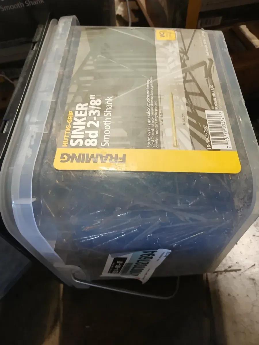 8D (2-1/2 in.) Vinyl Coated Sinker Nail 30 lbs. Bucket - image 3