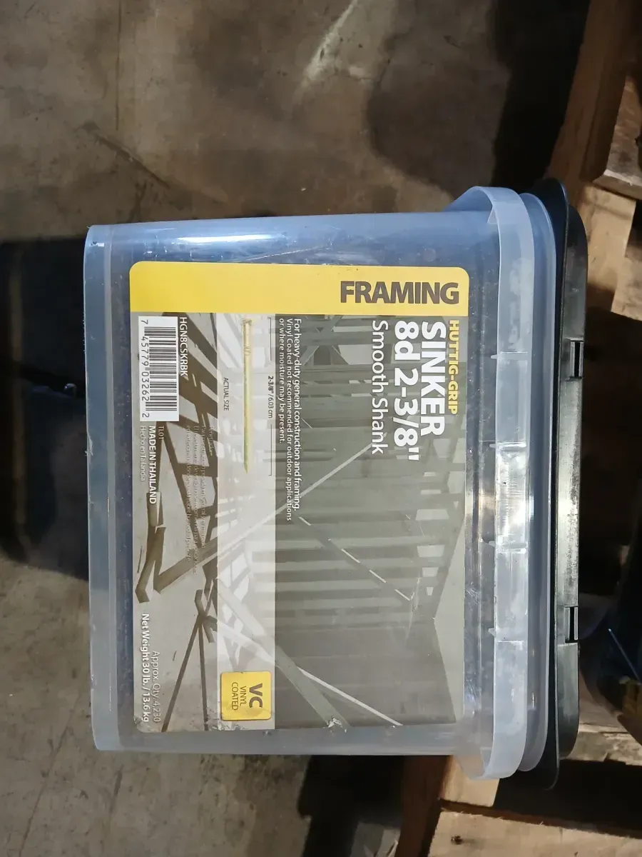 8D (2-1/2 in.) Vinyl Coated Sinker Nail 30 lbs. Bucket - image 5