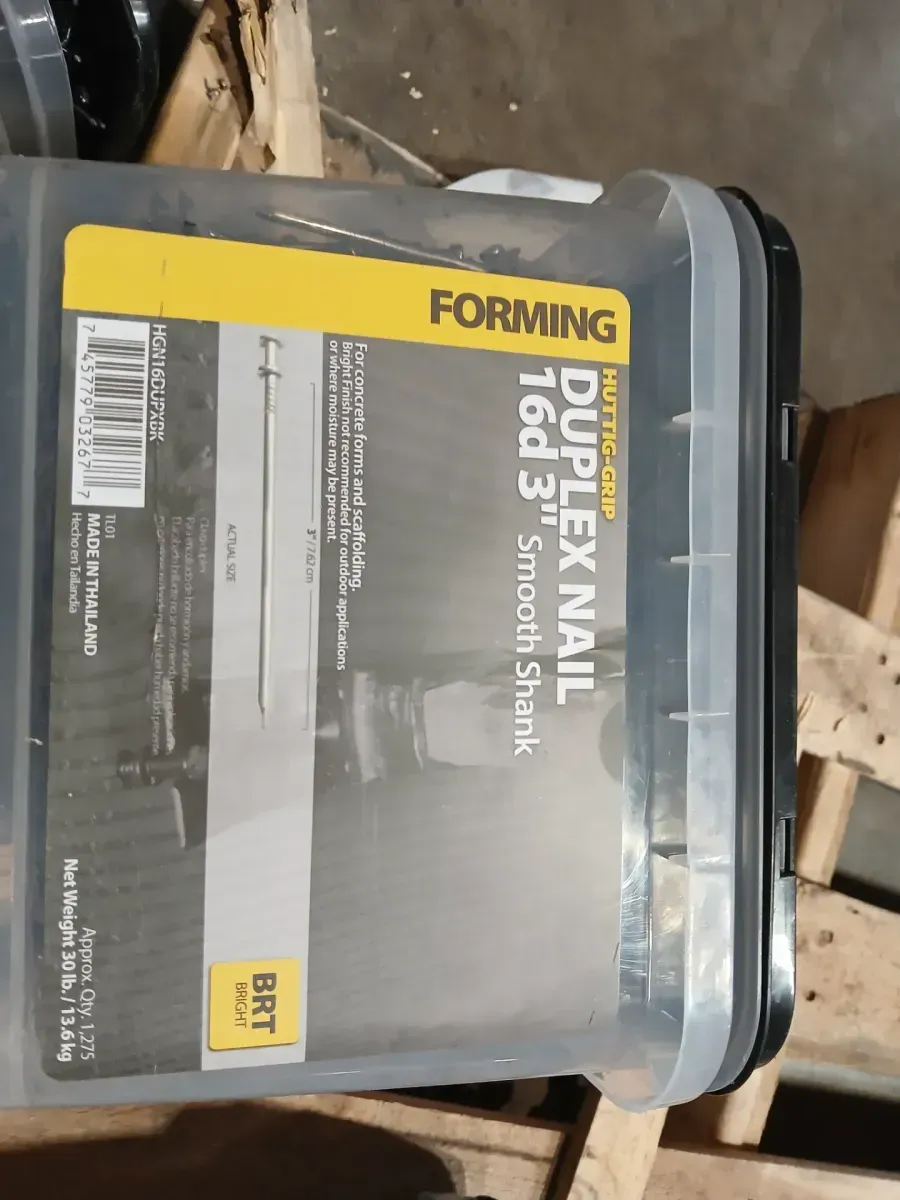 16D (3-1/2 in.) Duplex Nail (30 lbs./Per Bucket) - image 3