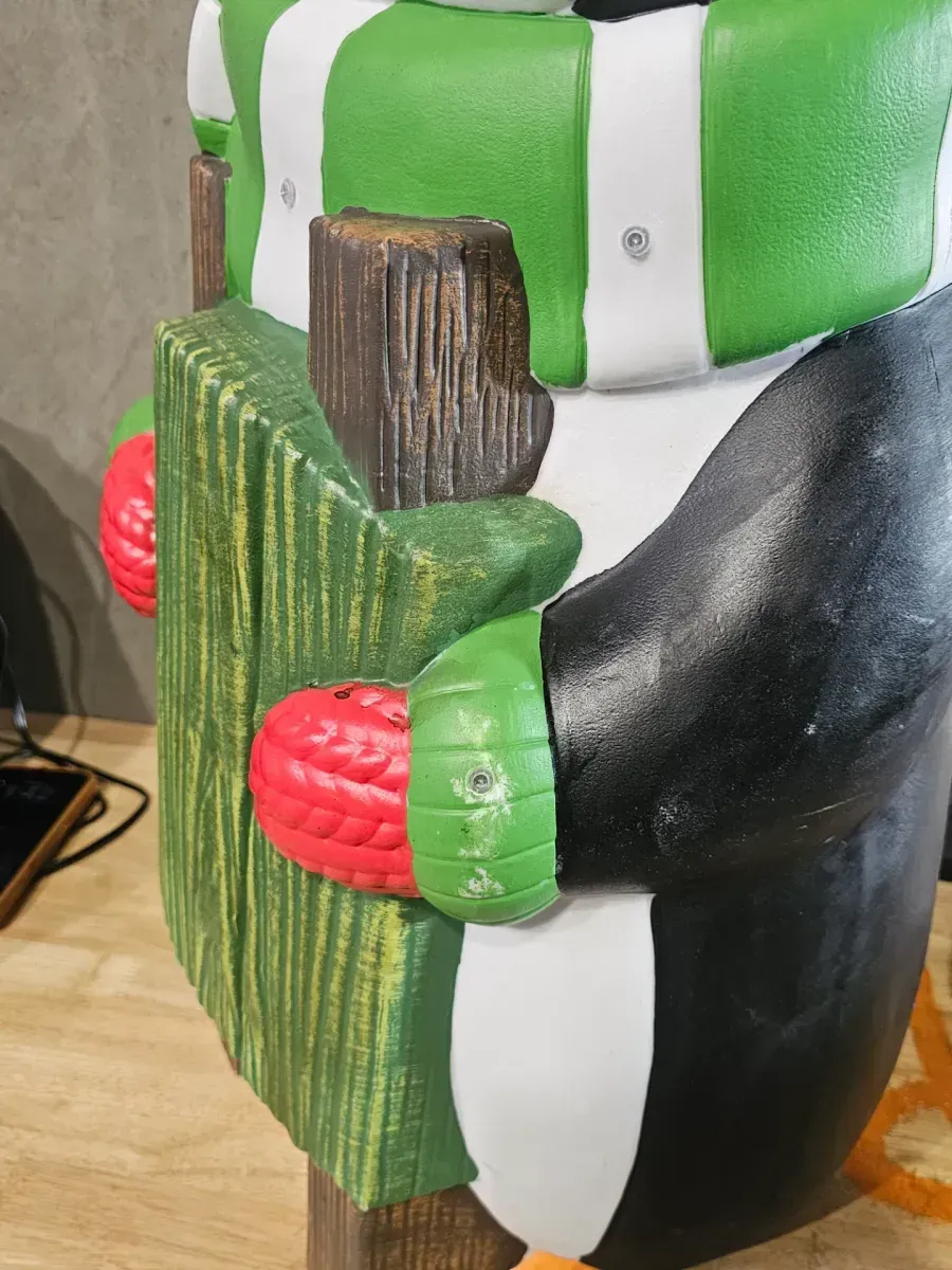 36 in. H Metal Penguin Yardstake or Standing Decor or Wall Decor (KD, 3 Function) - image 3