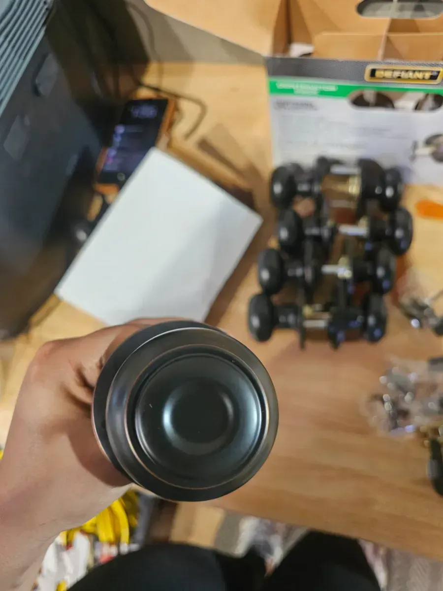 Hartford Aged Bronze Hall/Closet Door Knob Contractor Pack - image 3