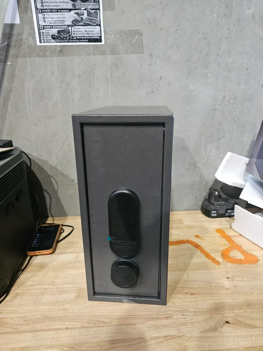 Home and Office 0.71 cu. ft. Security Vault with Electronic Lock, Dark Gray Hammertone Finish - image 2