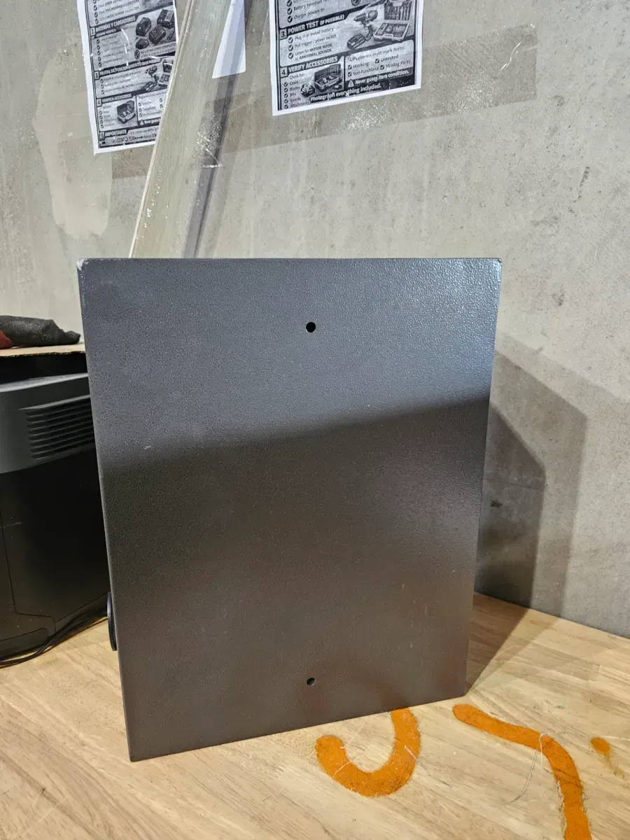 Home and Office 0.71 cu. ft. Security Vault with Electronic Lock, Dark Gray Hammertone Finish - image 3