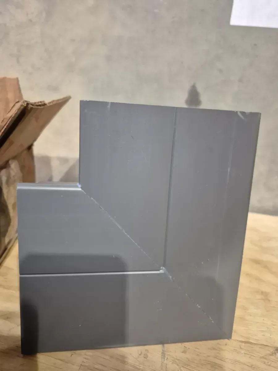 Spee-D Channel Drain 90 Degree Elbow and Grate, Gray Plastic - image 5