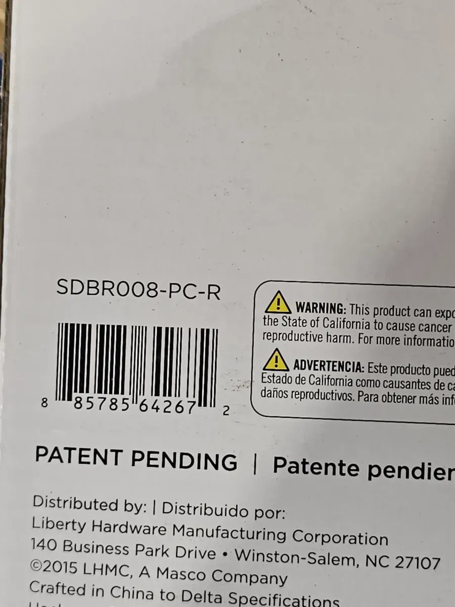 Lyndall 22 in. Shower Door Handle in Chrome (1-Pair) - image 3