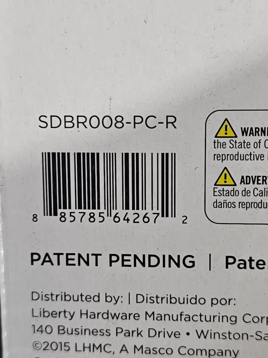 Lyndall 22 in. Shower Door Handle in Chrome (1-Pair) - image 3