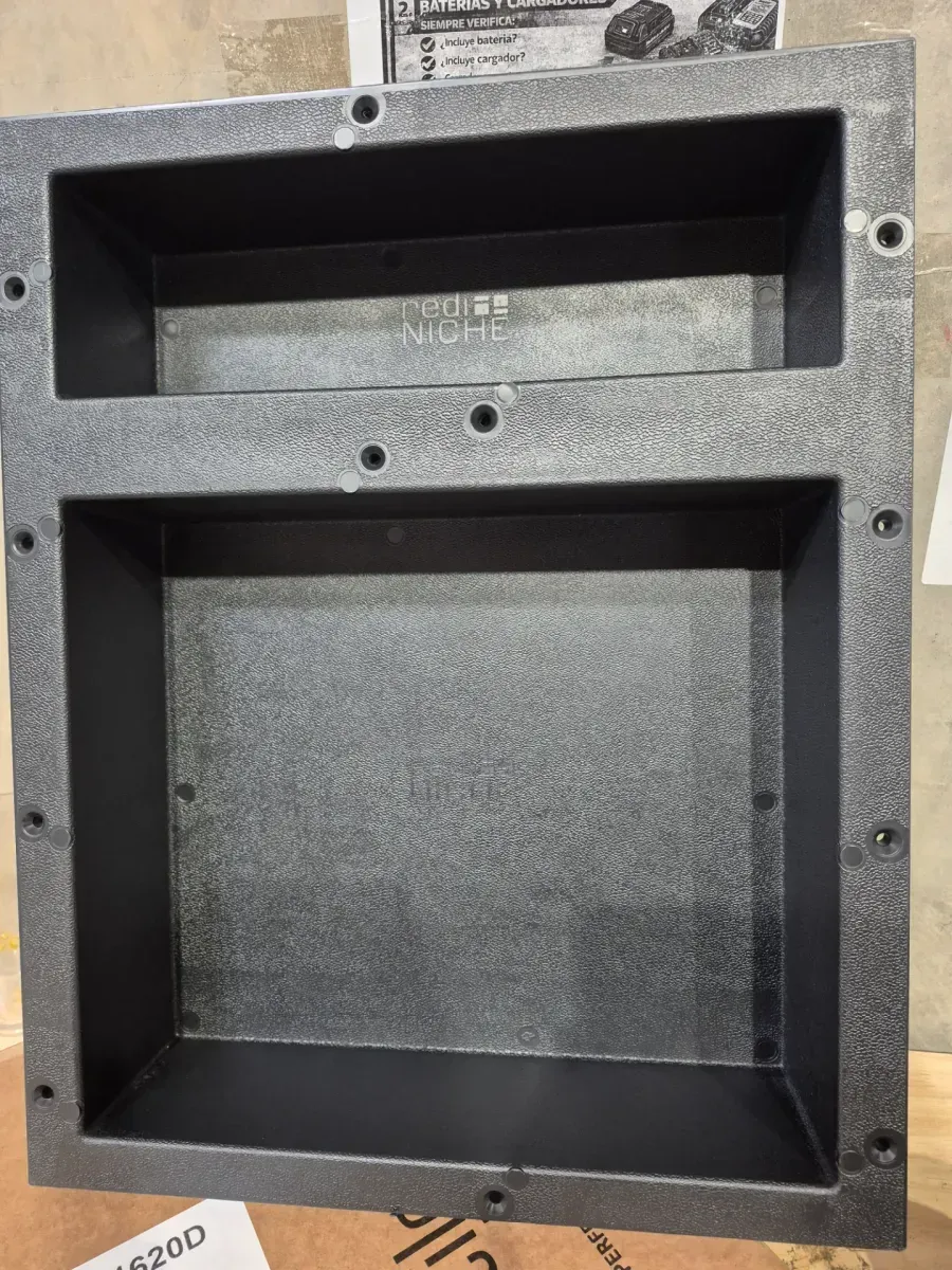 Redi Niche 16 in. W x 20 in. H x 4 in. D Shampoo - Soap Standard Double Niche - image 3