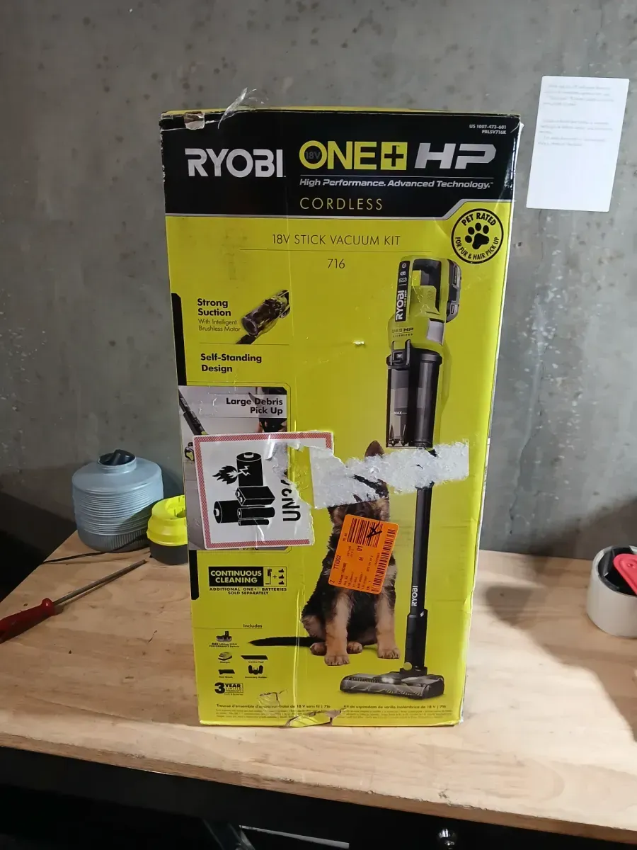 ONE+ HP 18V Cordless Pet Stick Vacuum Cleaner Kit with 4.0 Ah HIGH PERFORMANCE Battery and Charger - image 4