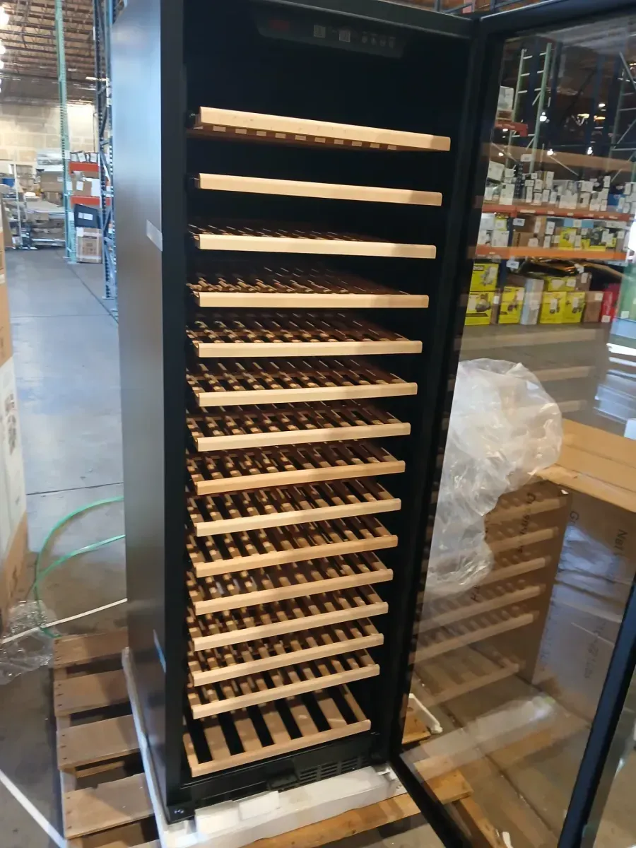 23 in. 171-Bottle Stainless Steel Single Zone Wine Refrigerator - image 2