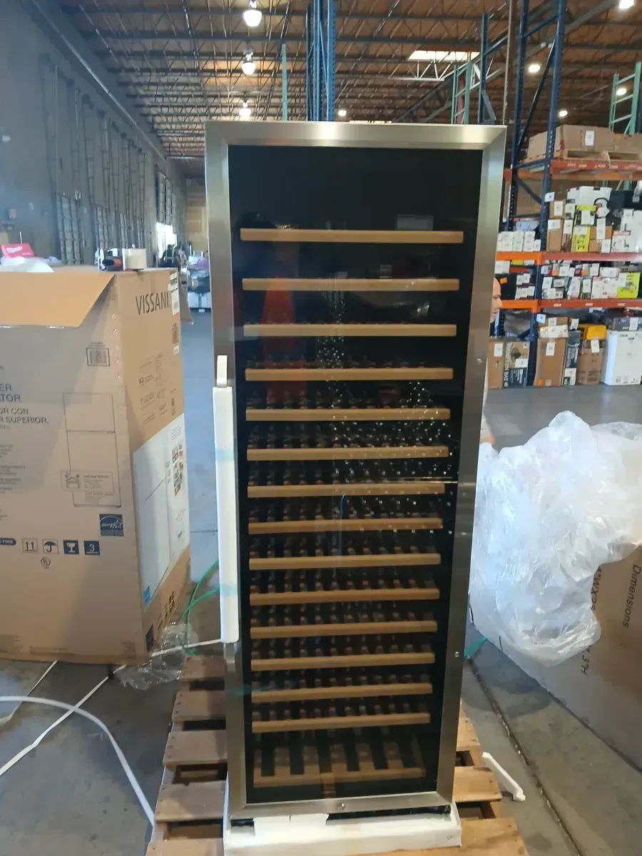 23 in. 171-Bottle Stainless Steel Single Zone Wine Refrigerator - image 3