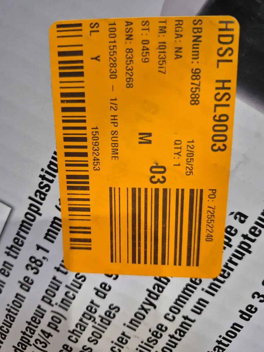 1/2 HP Submersible Thermoplastic Utility Pump - image 3