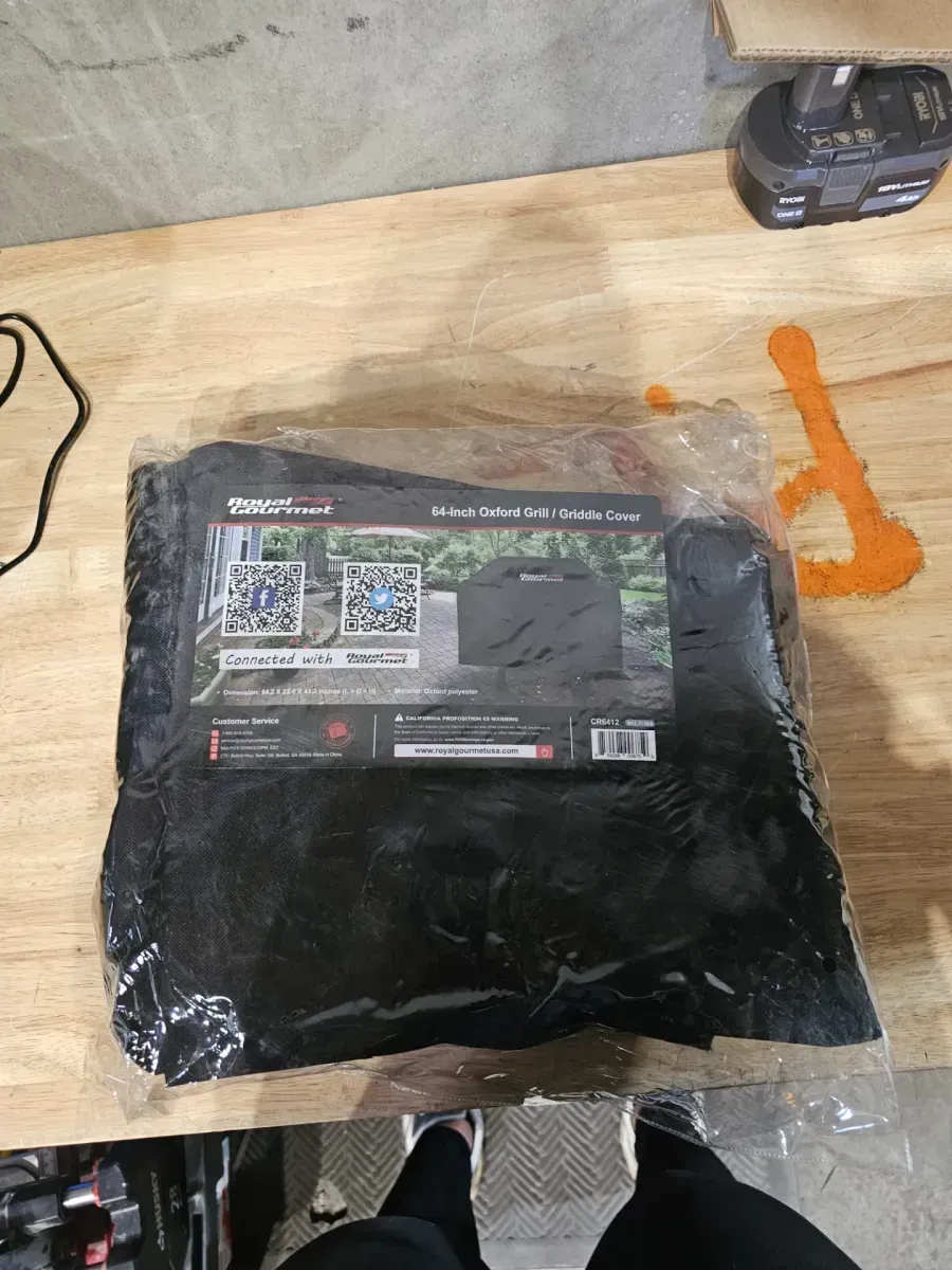 64 in. L Heavy-Duty Oxford BBQ Grill Cover - image 4