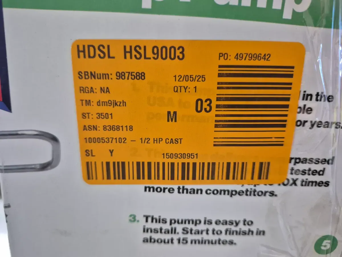 1/3 HP Cast Iron Submersible Sump Pump with Vertical Float Switch - image 3