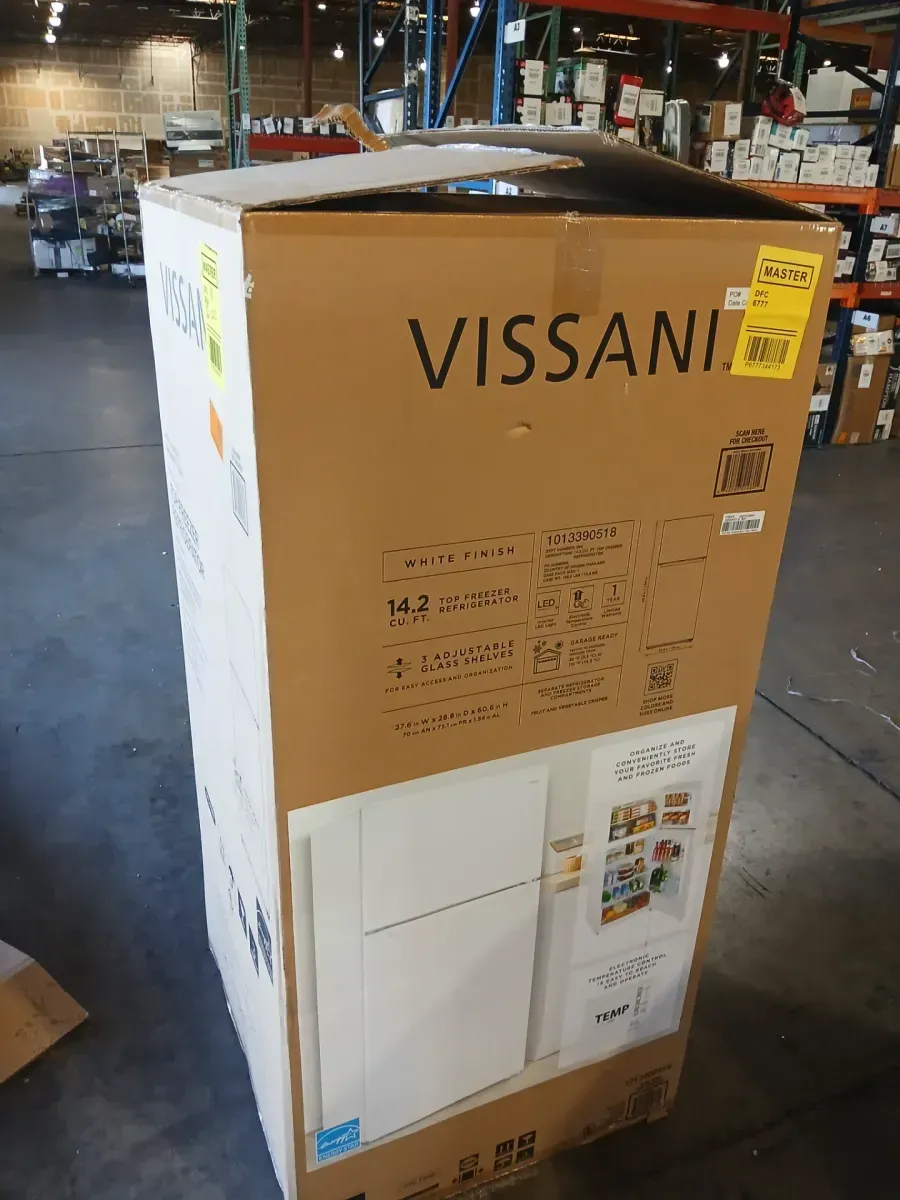 14.2 cu. ft. Top Freezer Refrigerator in White, Garage Ready - image 7