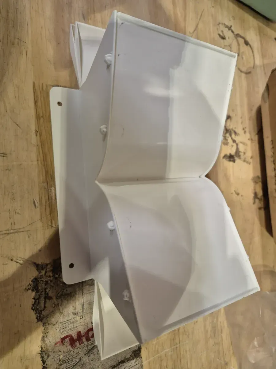 4 in. Dual Door Soffit/Eave Vent in White - image 3