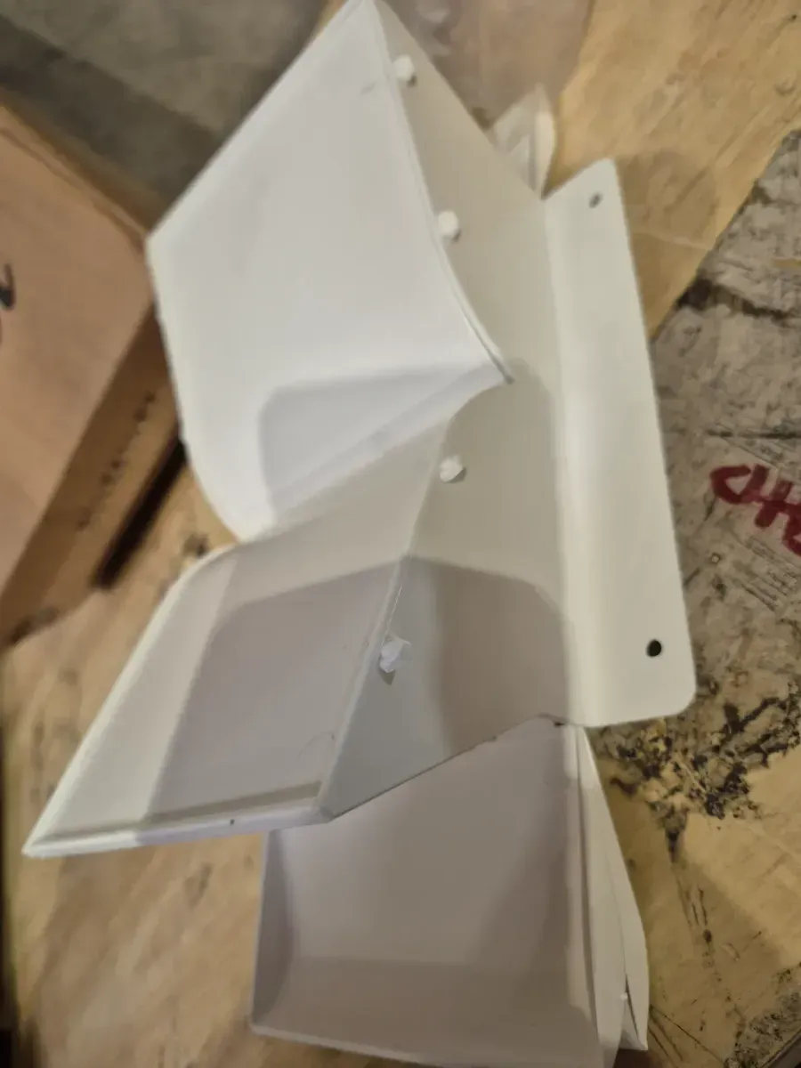 4 in. Dual Door Soffit/Eave Vent in White - image 4