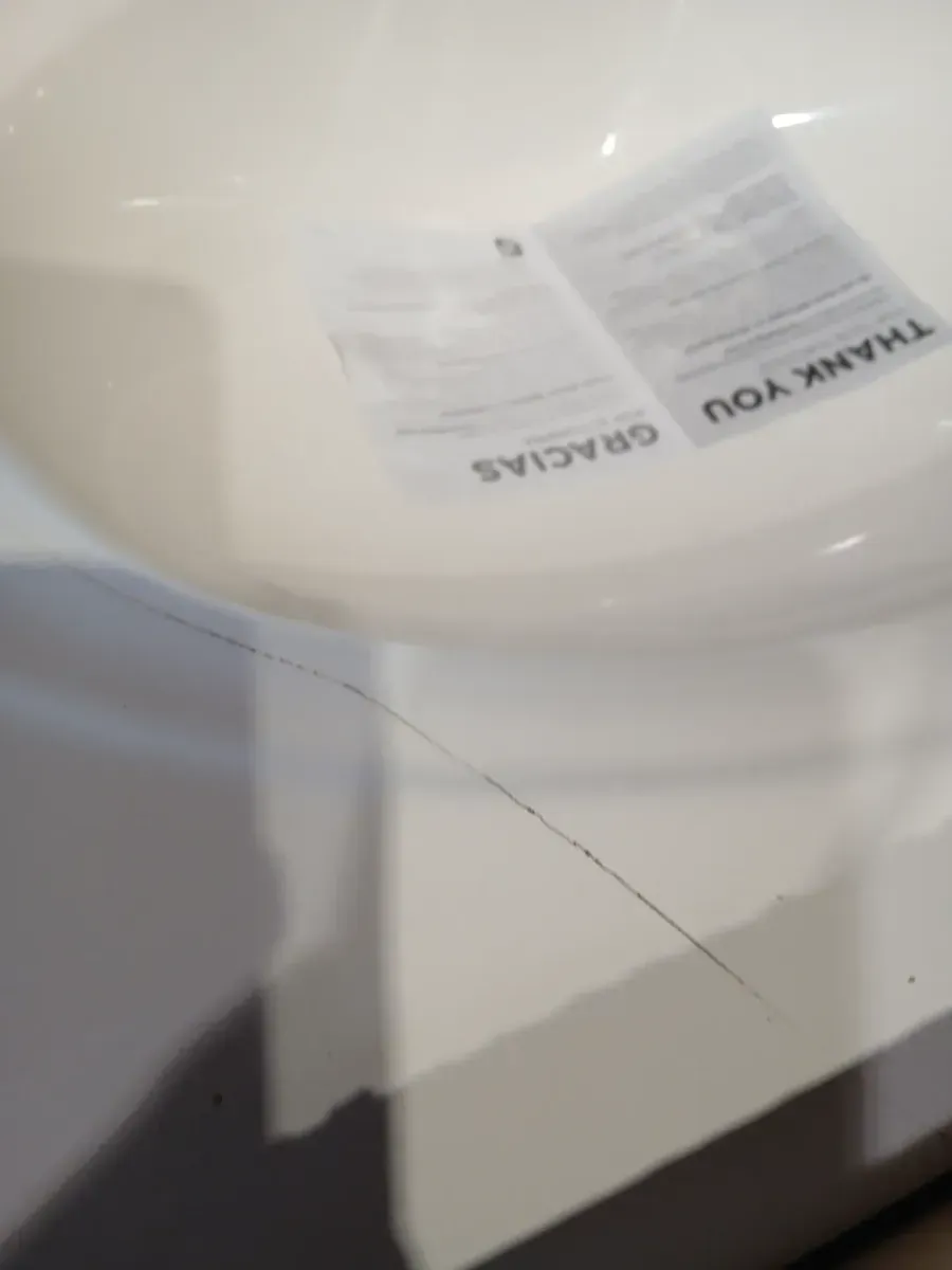 37 in. Single Sink White Bath Vanity with Cultured scratched across Marble Top (Assembled) - image 2